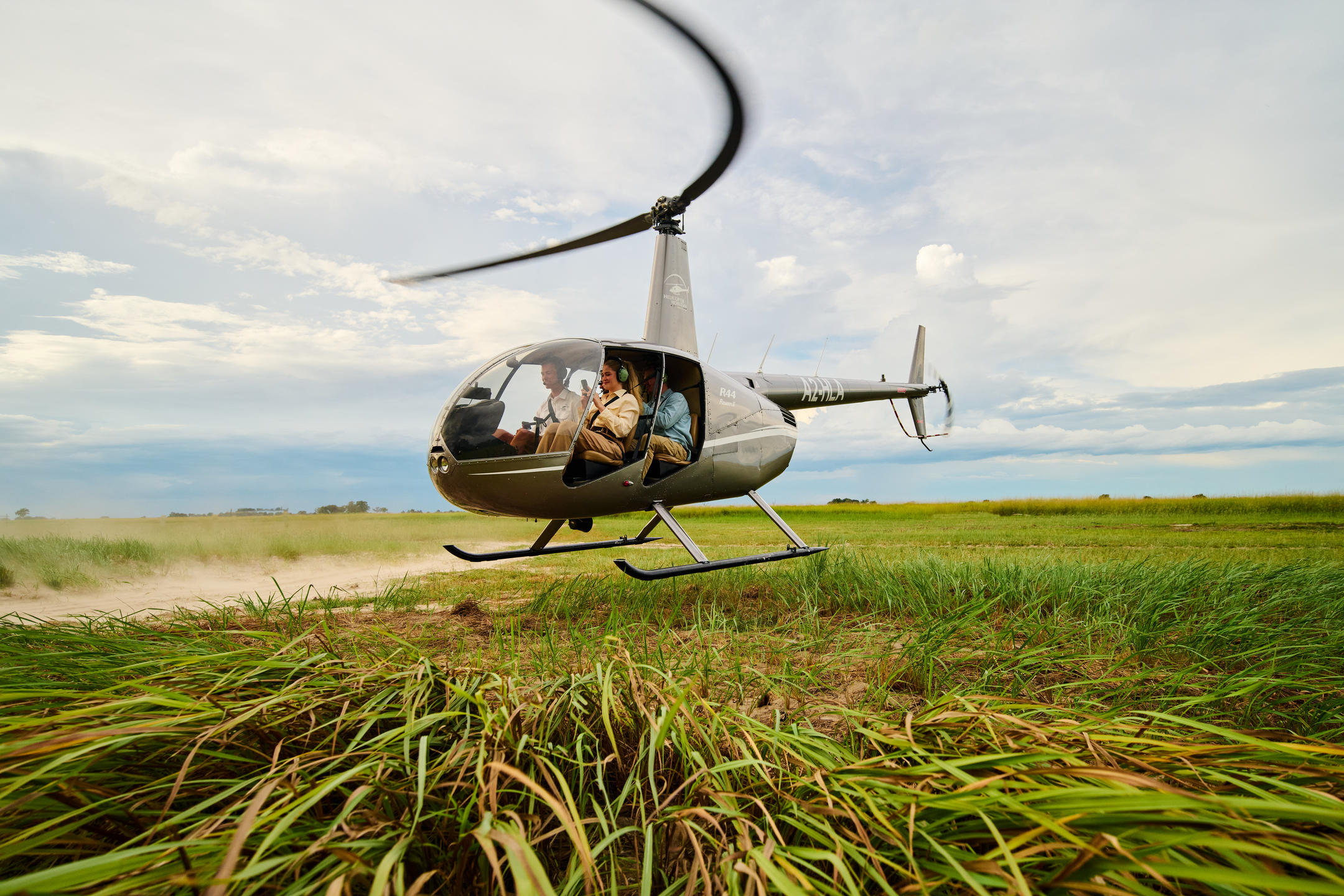 Xugana Island Lodge Scenic Helicopter Flights