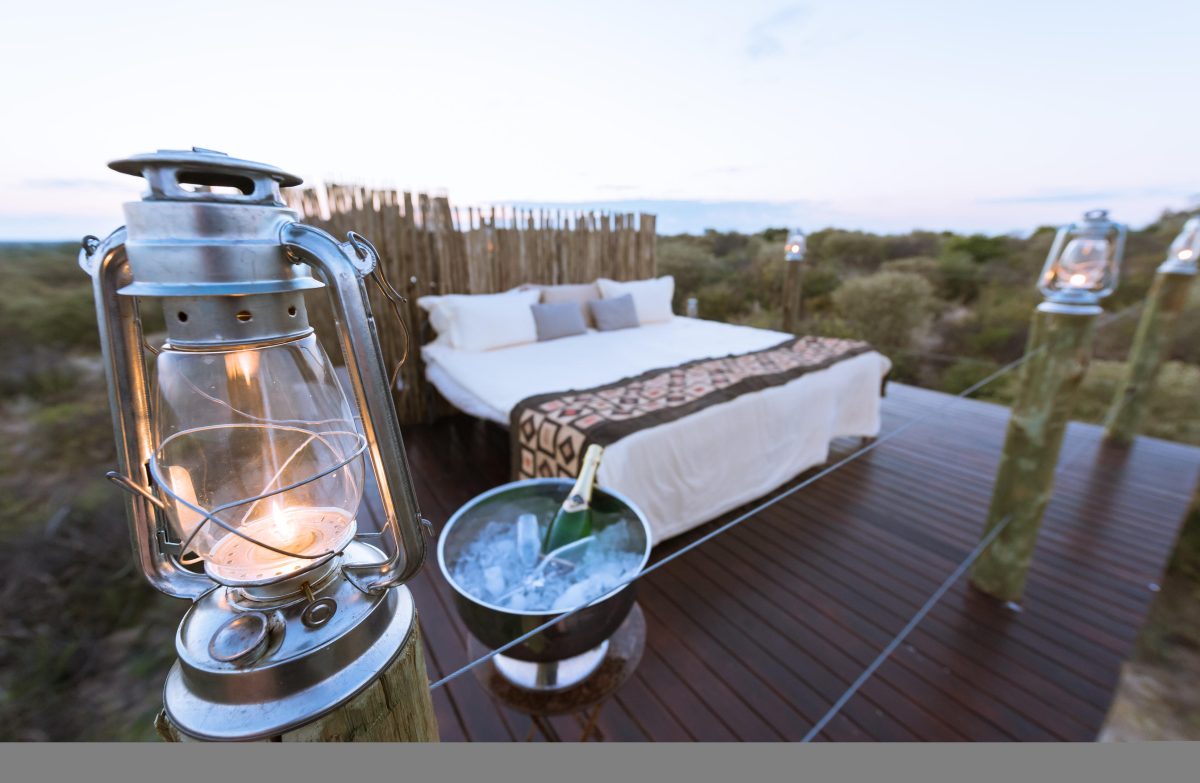 Kwando Tau Pan - sleep out option, remote safari lodges of Botswana