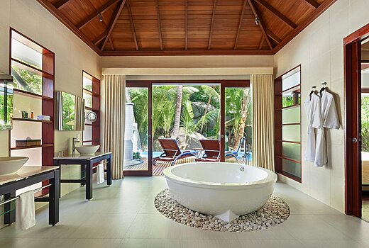 Two Sanctuary Pool Villas Connected By Garden