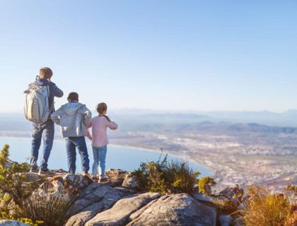 South Africa family safari holidays - view from Table Mountain