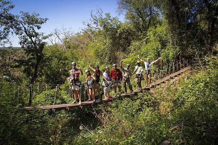 Victoria Falls Tours - treetop canopy tour
