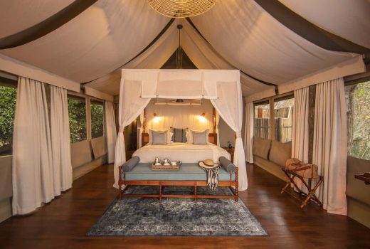 Tented room