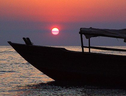 Mahale at sunset
