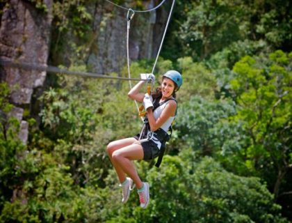 Magoesbaskloof treetop canopy tour, near Tzaneen