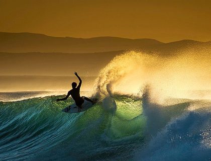 Places to stay in Eastern Cape - Surfing at Jeffreys Bay, Eastern Cape