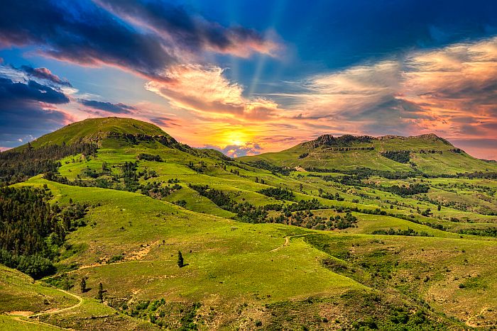 Valley of 100 Hills in Zululand